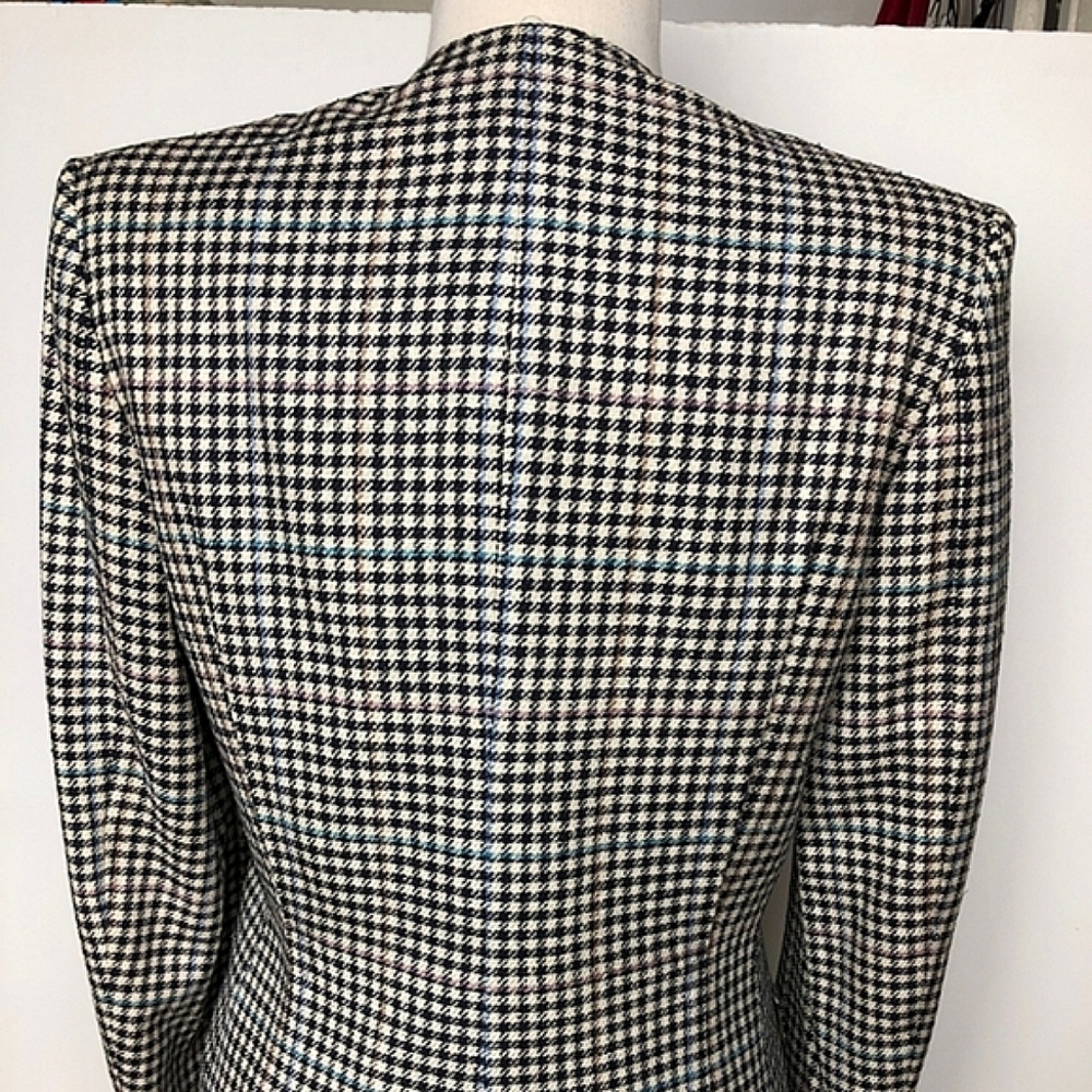 Barrie Pace Collarless Fully Lined Houndstooth Sk… - image 4